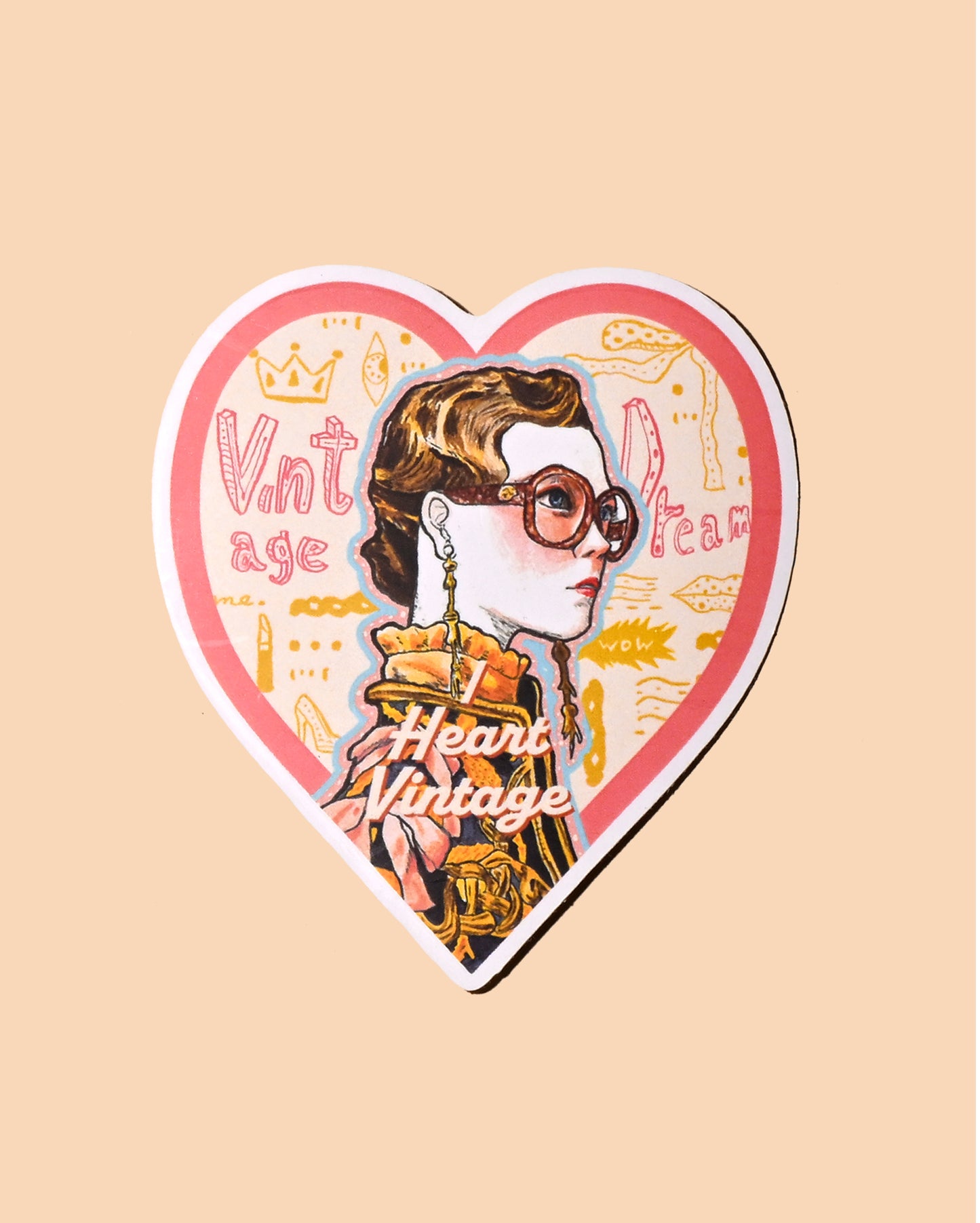 I Heart Vintage ステッカー