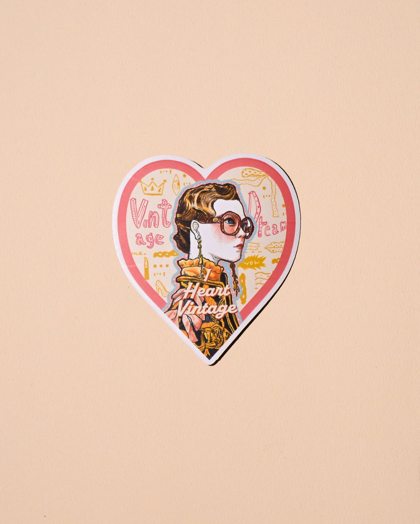 I Heart Vintage ステッカー