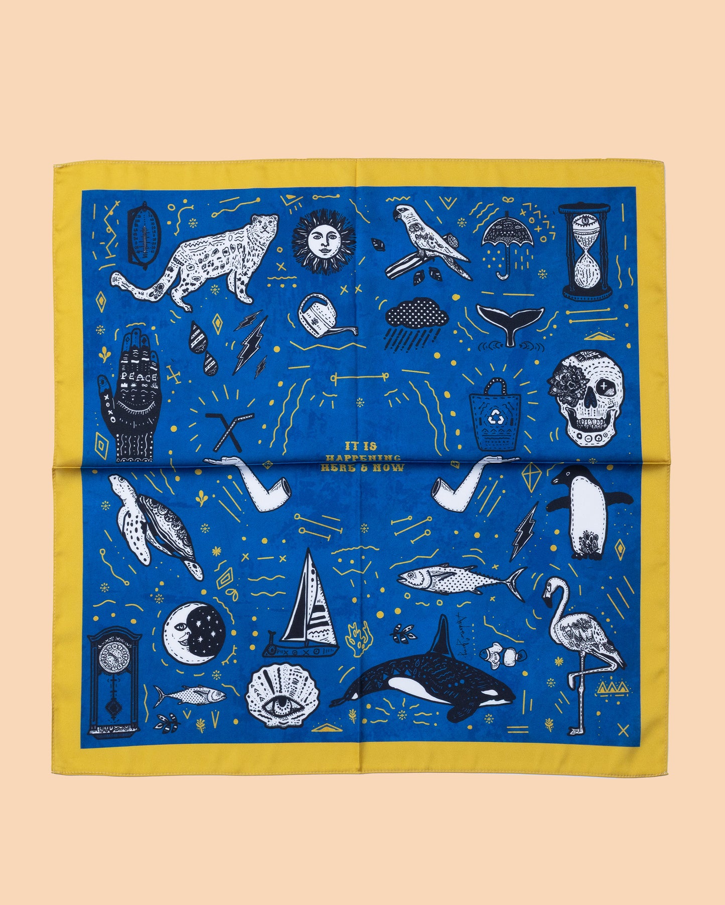 It Is Happening Here and Now Scarf