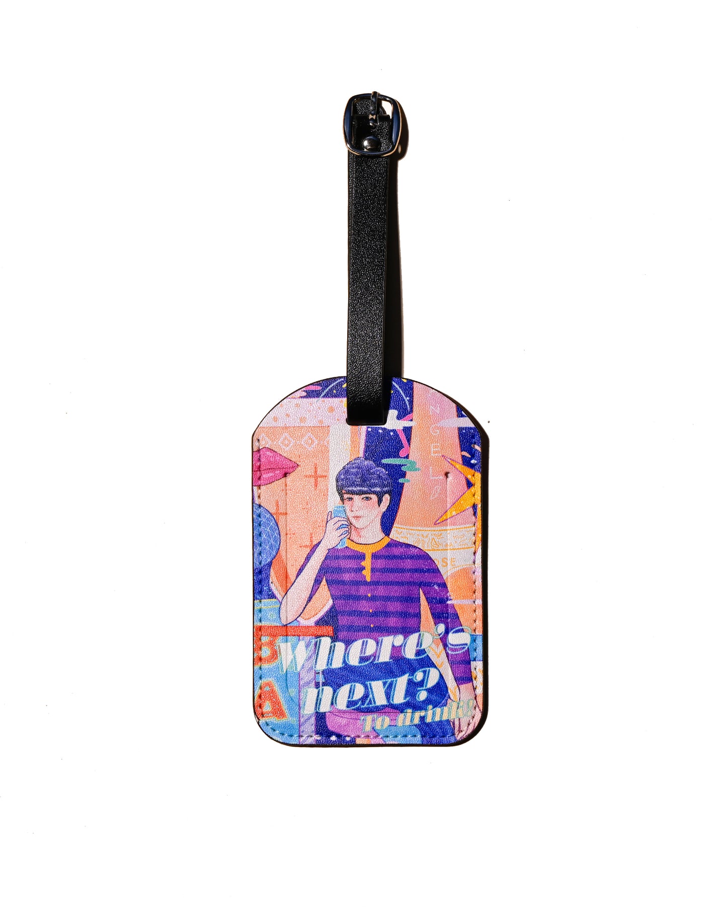 Where's Next? To drink Luggage Tag