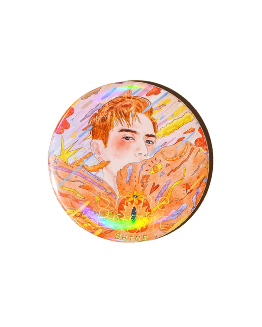 Shine Bright illustration badge